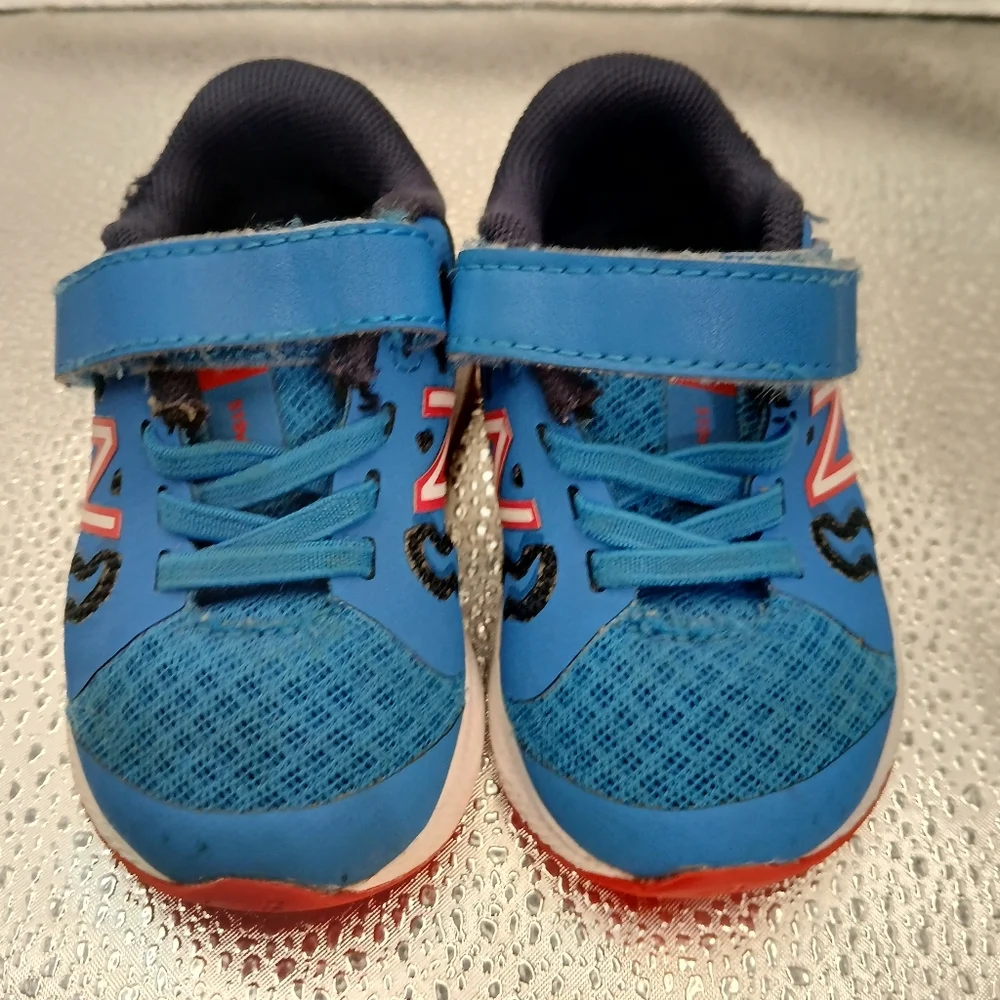 New Balance Kids Blue and Red Shoes